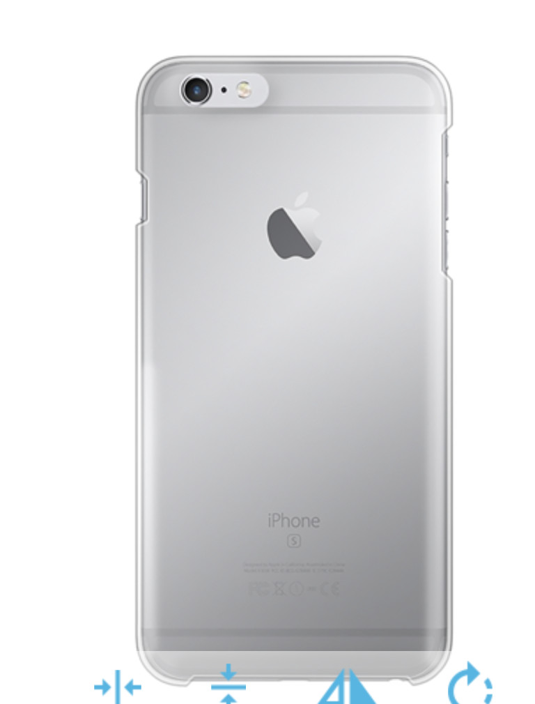 Back Printed Transparent Hard Phone Case Product