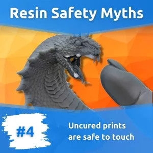 Touching Uncured Resin Prints and Safety