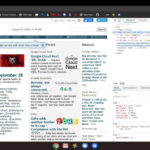 Full screen screenshot on a Chromebook using keyboard shortcuts